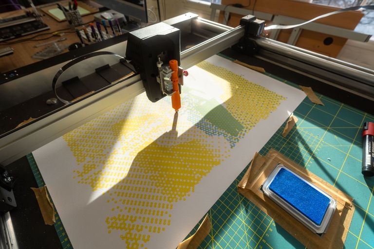 Artwork from project Rubber Stamping Machine